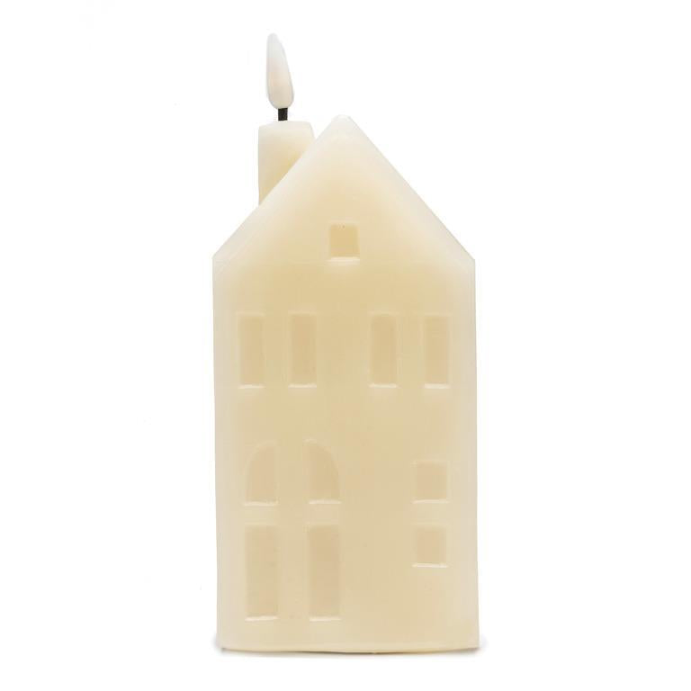 Cozy Christmas Chateaux LED Candle