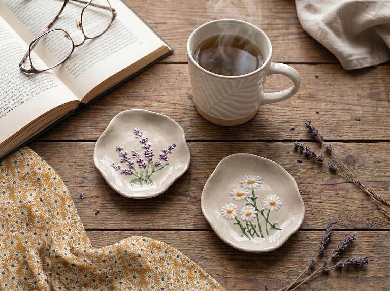 Lavender Flower Organic Dish