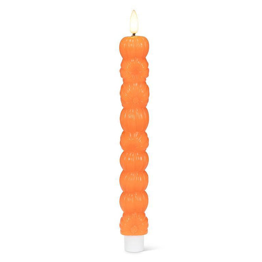 Stacked Pumpkin LED Candle (Set of Two)