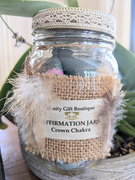 Affirmation Jar - Crown Chakra