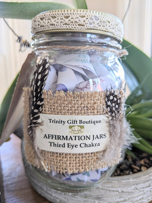 Affirmation Jar - Third Eye Chakra