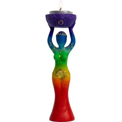 Chakra Goddess Tea Light Holder