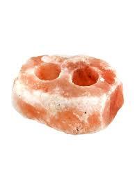 Himalayan Salt Double Tea Light Holder