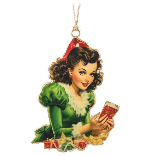 Retro Holiday Ornament