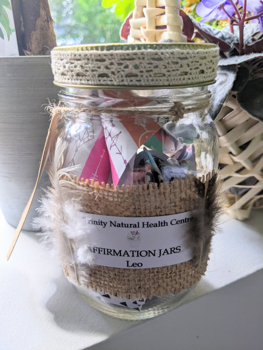 Affirmation Jar - Leo Zodiac