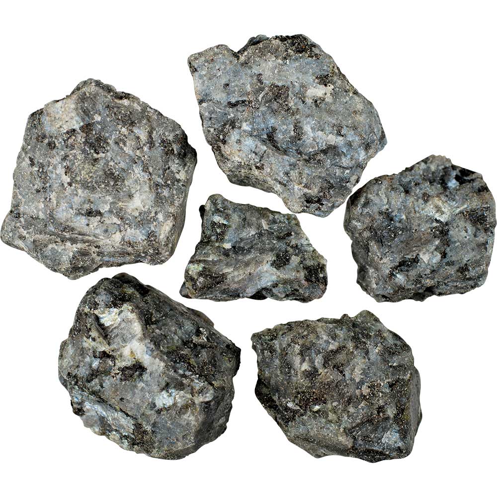 Larvikite (Black Moonstone) Rough Crystal