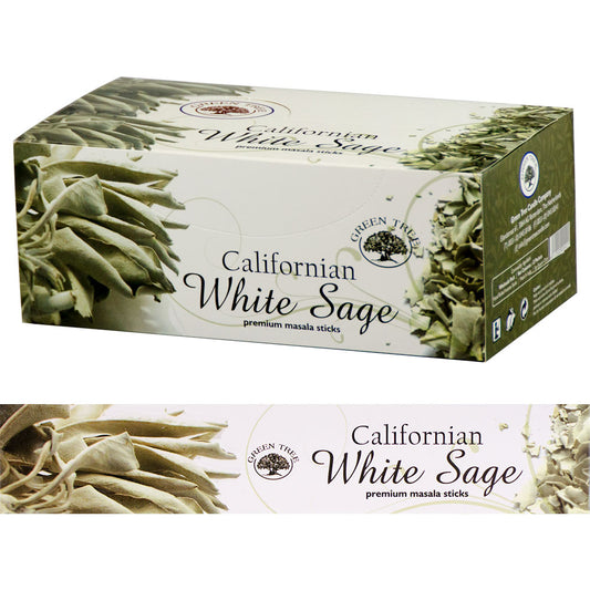 Green Tree California White Sage Stick Masala Incense 15g