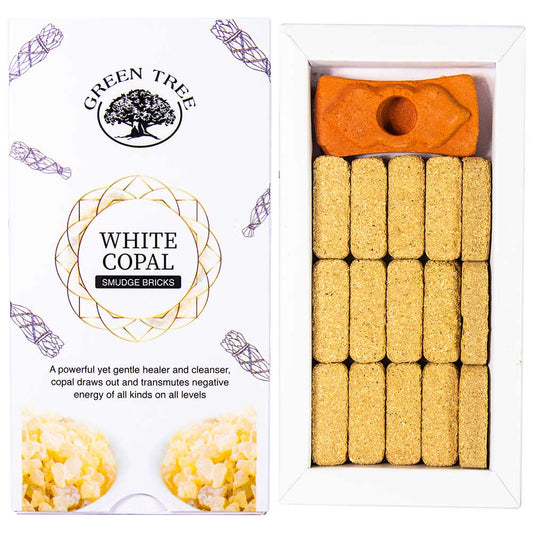 Green Tree Smudge Bricks - White Copal (15 pk)