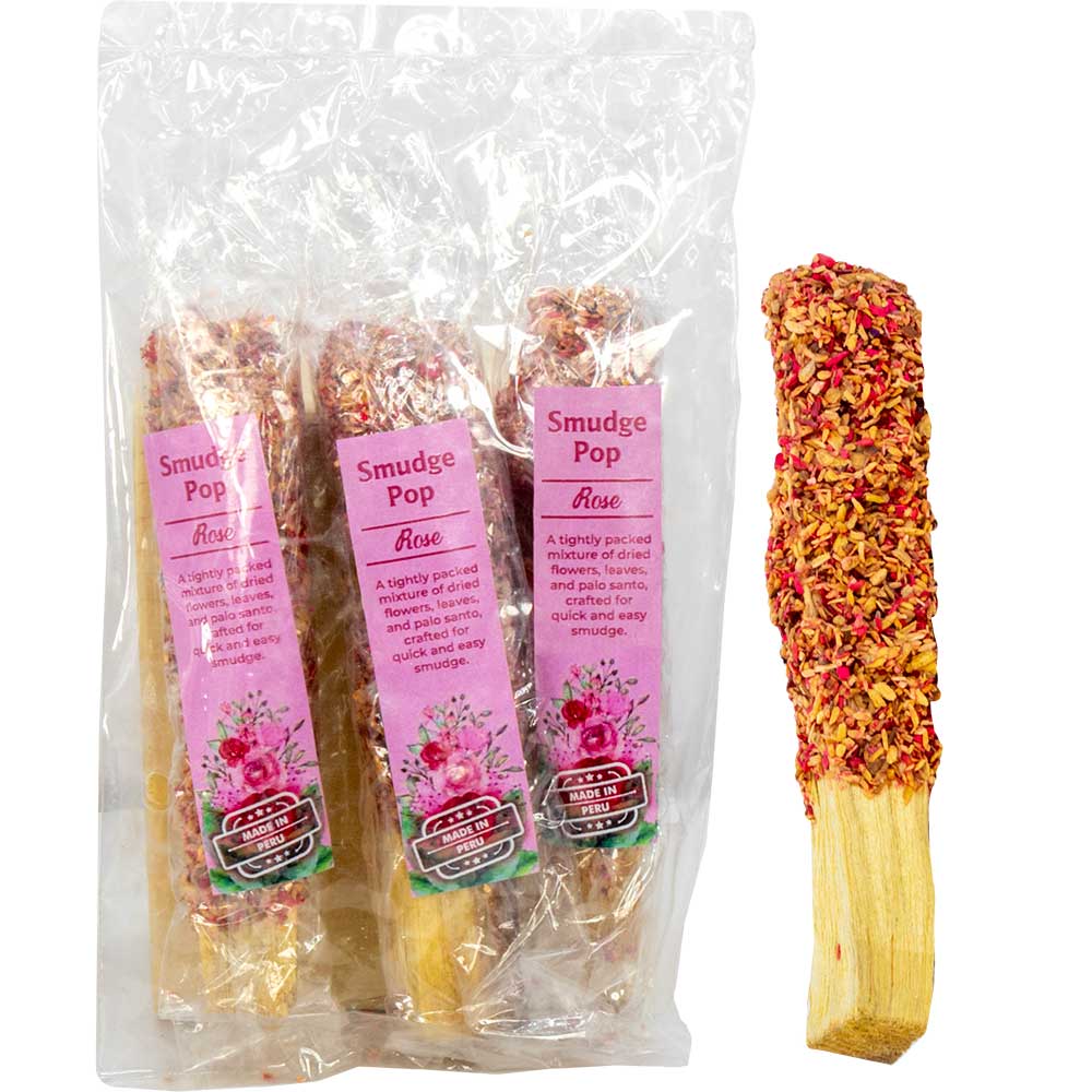 Palo Santo Smudge Pop - Rose