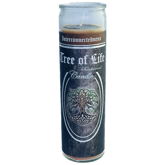 Glass Ritual Candle - Tree of Life