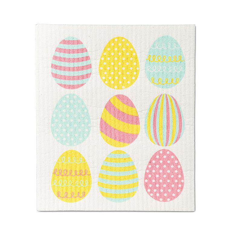 Amazing Swedish Dishcloth - Easter Eggs & Bunny