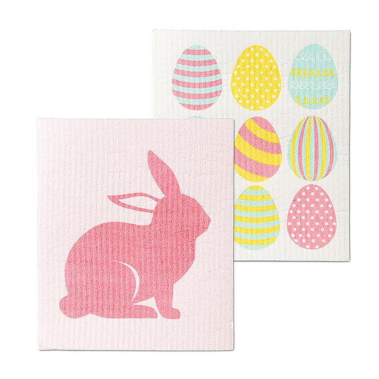 Amazing Swedish Dishcloth - Easter Eggs & Bunny