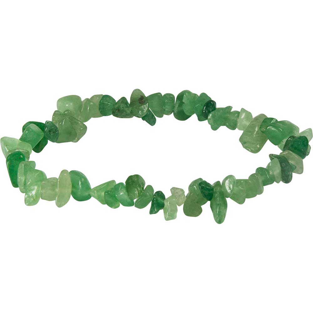 Green Aventurine Chip Bracelet