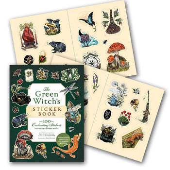 Green Witch's Stick Book:  600+ Enchanting Stickers Inspired By Green Magic