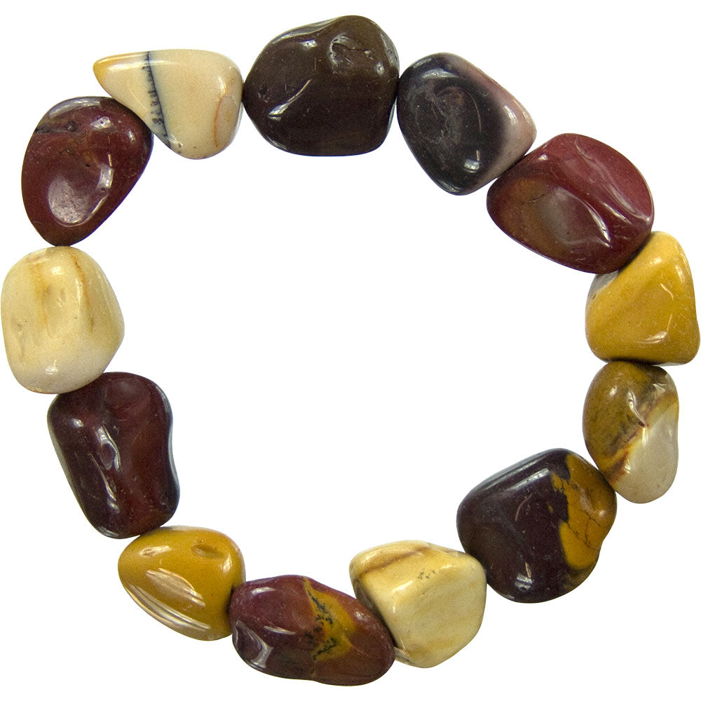 Mookaite Tumbled Gemstone Bracelet