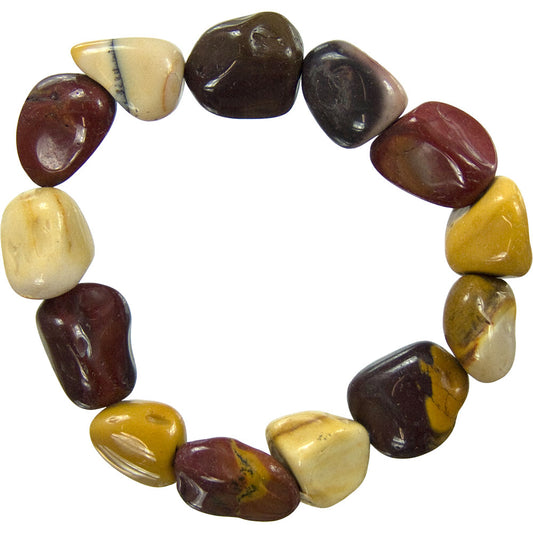 Mookaite Tumbled Gemstone Bracelet