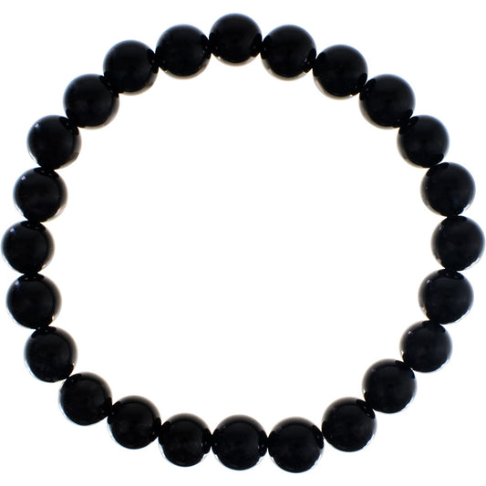 Black Obsidian Gemstone Bracelet 8mm