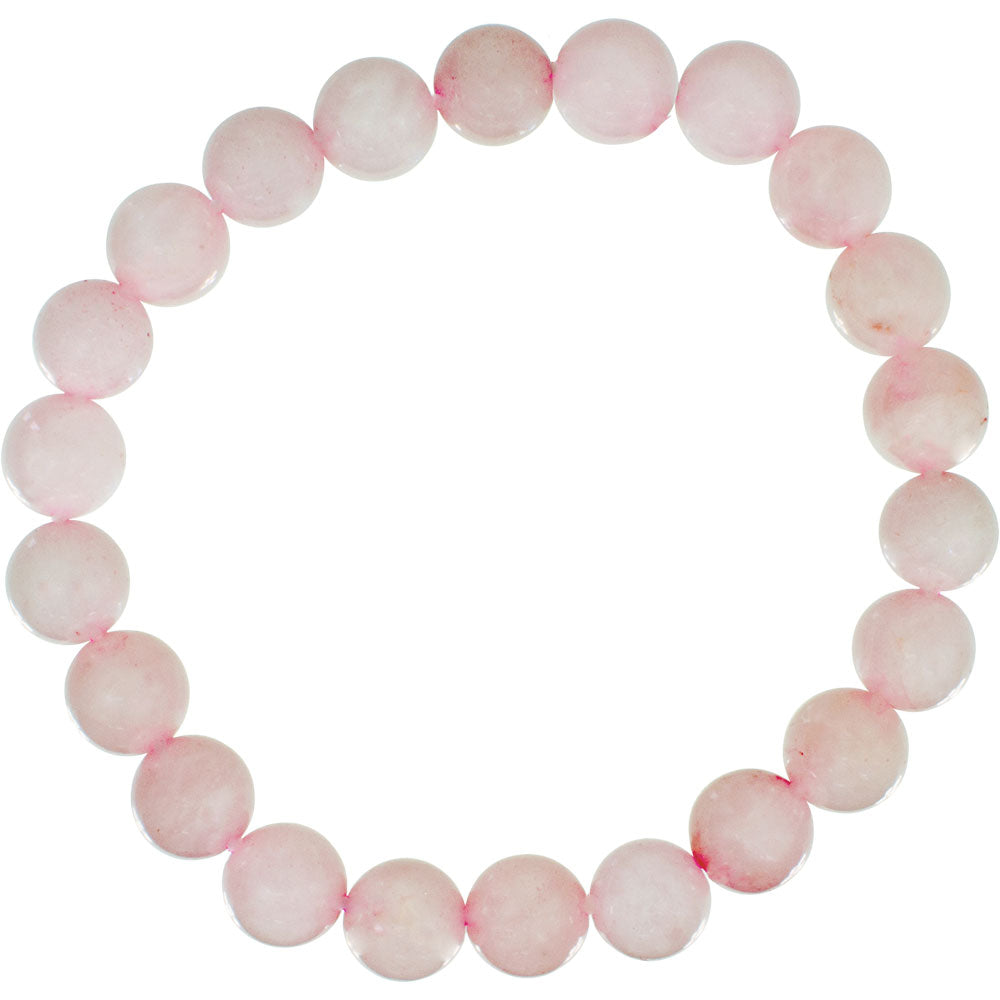 Rose Quartz Gemstone Bracelet 8mm