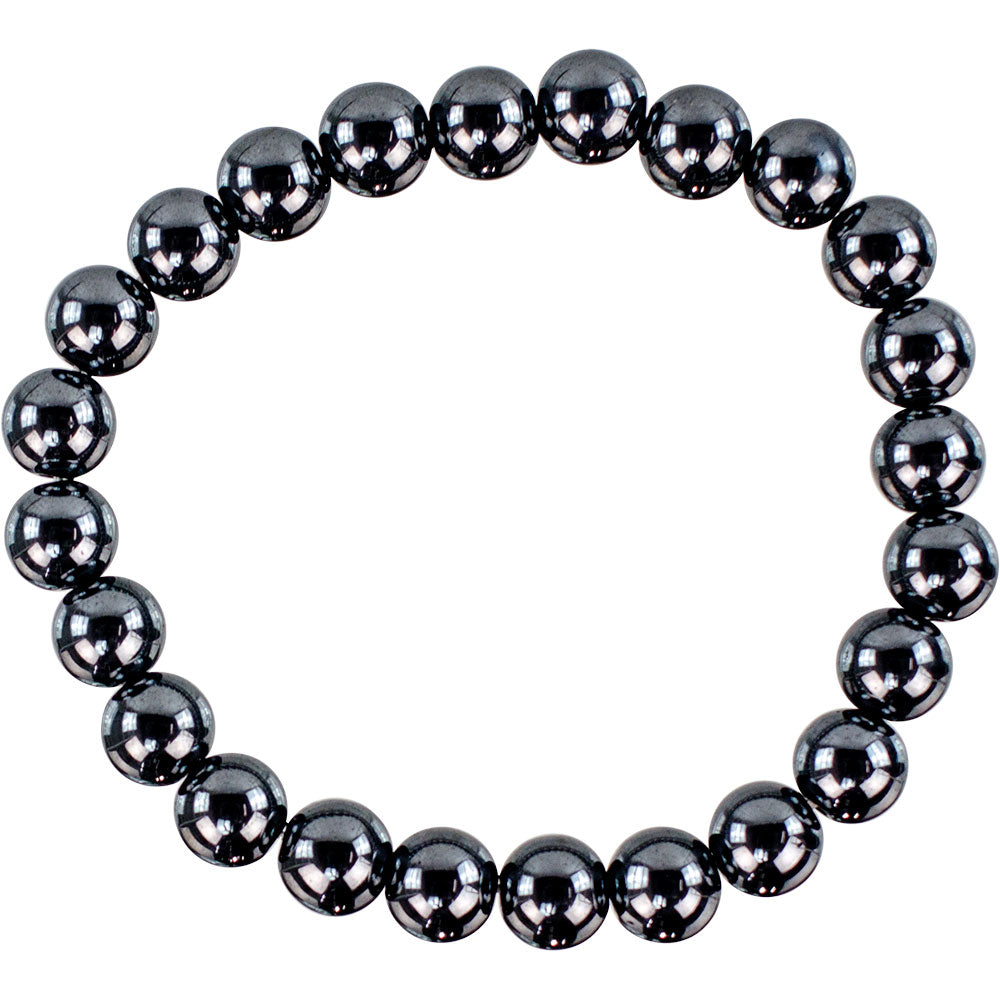 Hematite Gemstone Bracelet 8mm