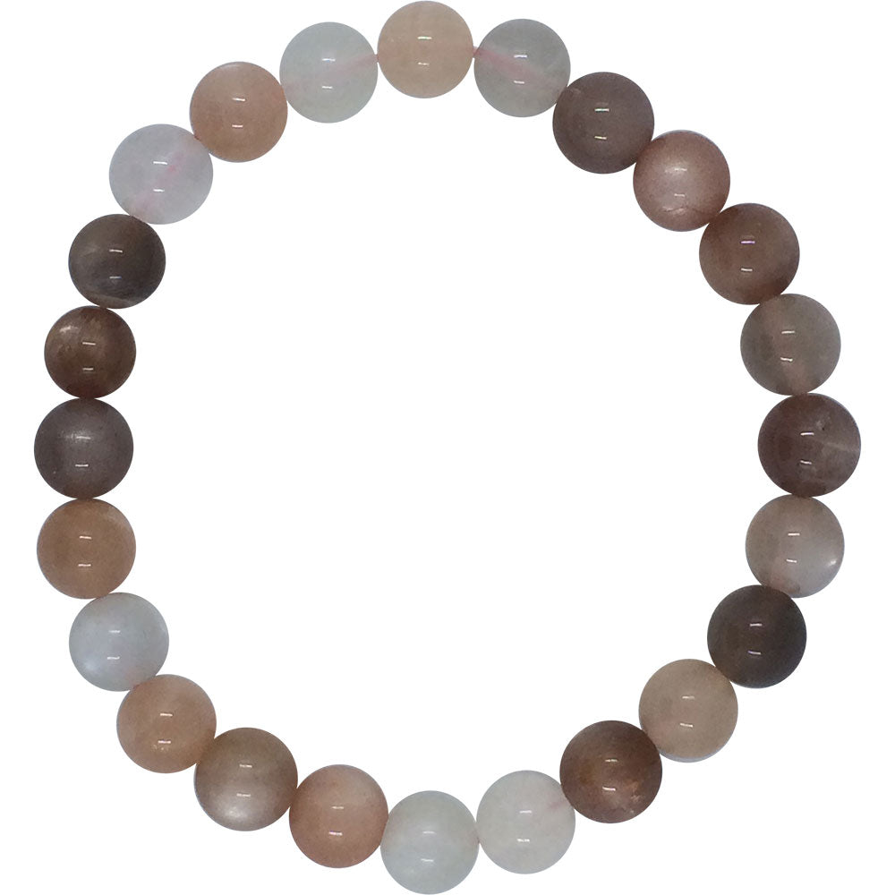 Multi Moonstone Gemstone Bracelet 8mm