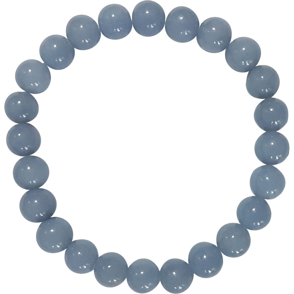 Angelite Gemstone Bracelet 8mm