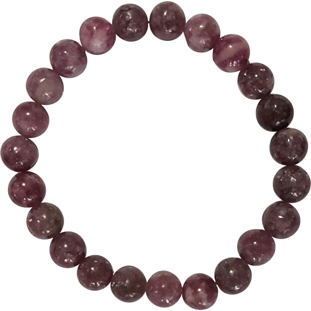 Lepidolite Gemstone Bracelet 8mm