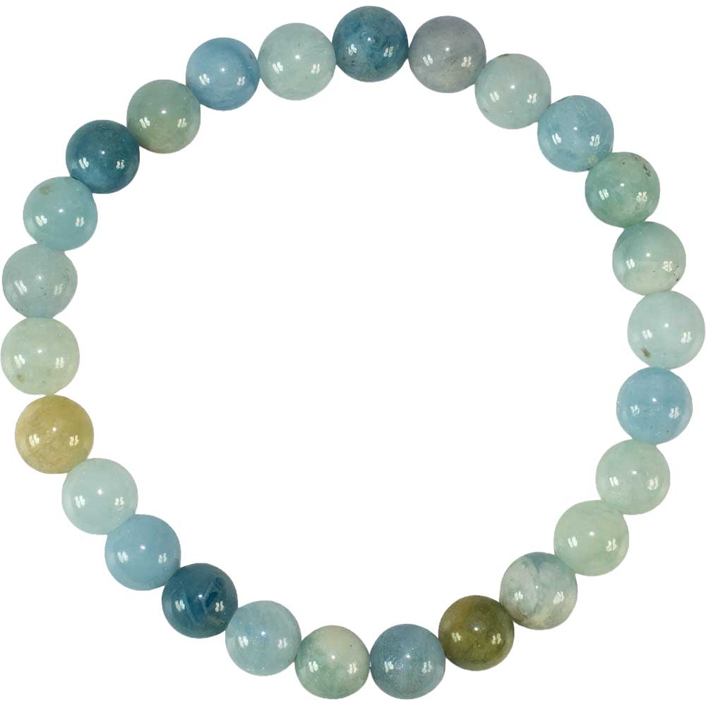 Morganite Gemstone Bracelet 6mm-7mm