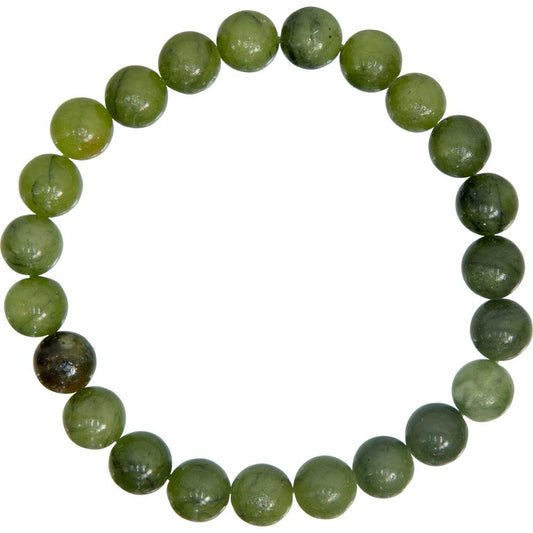 Chinese Jade Gemstone Bracelet 8mm