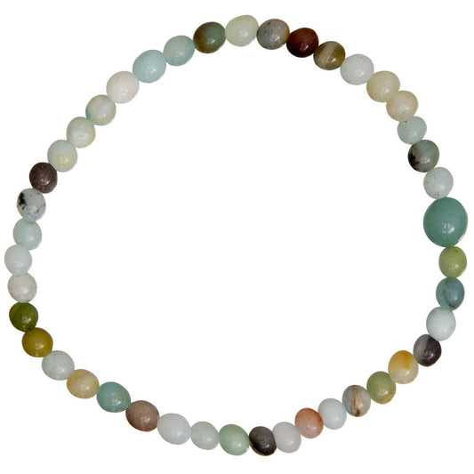 Amazonite Gemstone Bracelet 4mm
