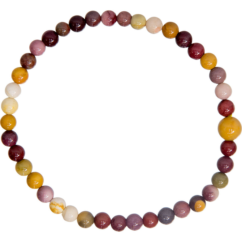 Mookaite Gemstone Bracelet 4mm