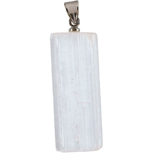 Selenite Slice Pendant