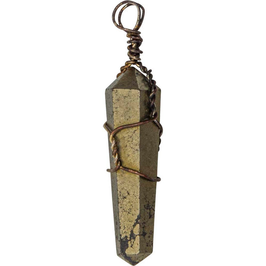 Pyrite Wire Wrapped Pendant