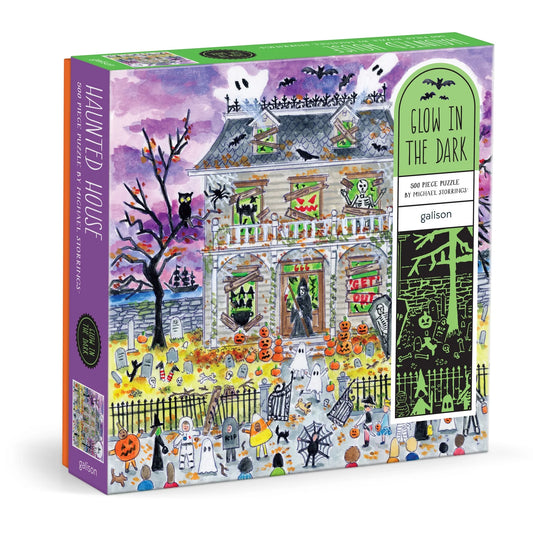Haunted House 500 Piece Puzzle (Glow In The Dark)