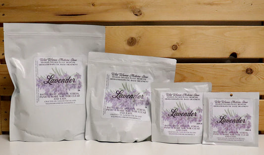 Wild Woman Medicine Show Shaman Bath Treatments - Plant Medicine Lavender 100g