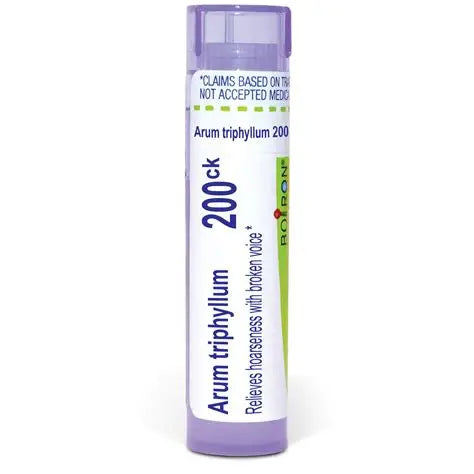 Boiron Homeopathic Single Remedy - Arum triphyllum 200C
