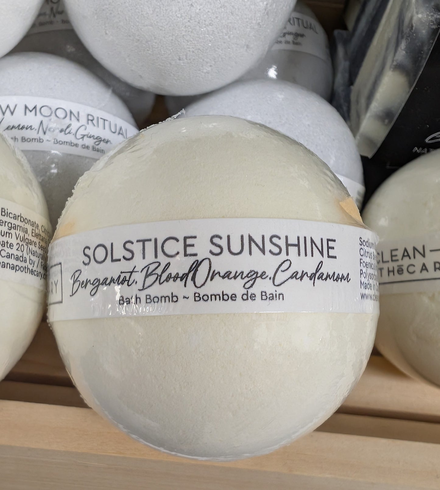 Clean Apothecary Solstice Sunshine Bath Bomb