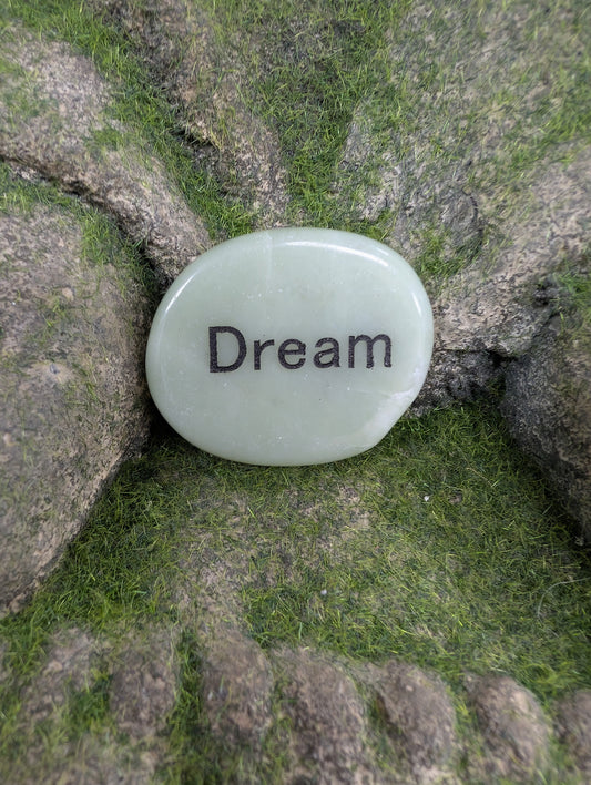 Positive Word Gemstone - Dream (Green Aventurine)