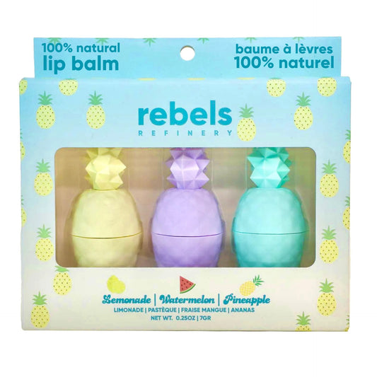 Rebels Refinery Natural Lip Balm Set