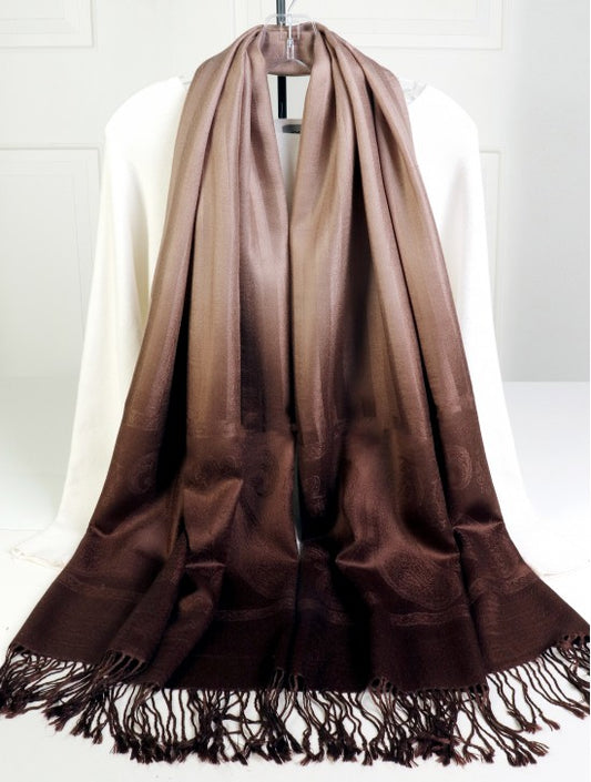 Pashmina - Brown Ombre