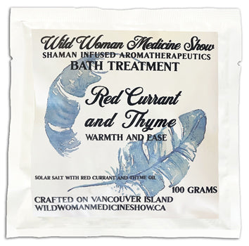 Wild Woman Medicine Show Shaman Bath Treatments - Red Currant & Thyme 100g