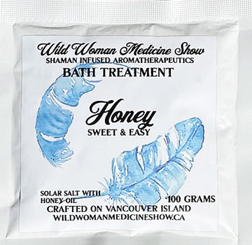 Wild Woman Medicine Show Shaman Bath Treatments - Honey 100g