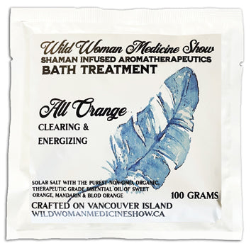 Wild Woman Medicine Show Shaman Bath Treatment - All Orange 100g