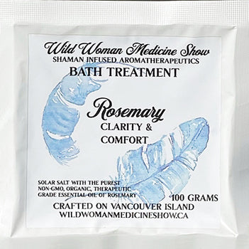 Wild Woman Medicine Show Shaman Bath Treatments - Plant Medicine Rosemary 100g