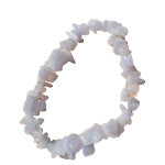 Blue Lace Agate Chip Bracelet