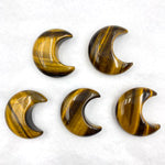 Tiger Eye Crescent Moon