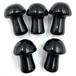 Black Obsidian Mini Mushroom