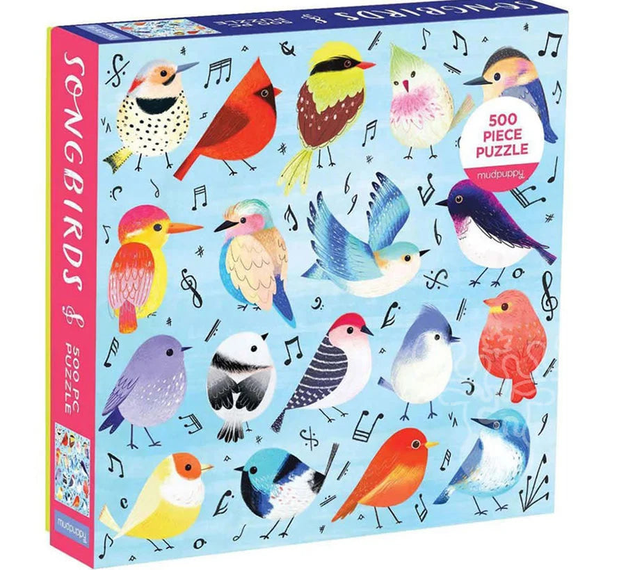 Galison Songbirds 500 Pc Puzzle