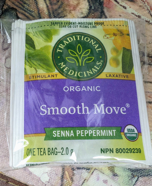 Traditional Medicinals Organic Smooth Move Senna Peppermint Tea Sampler