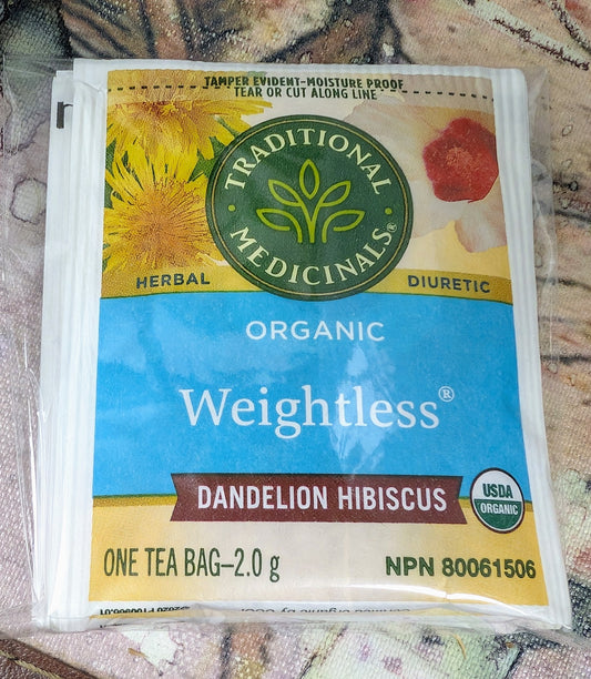 Traditional Medicinals Organic Weightless Dandelion Hibiscus Tea Sampler