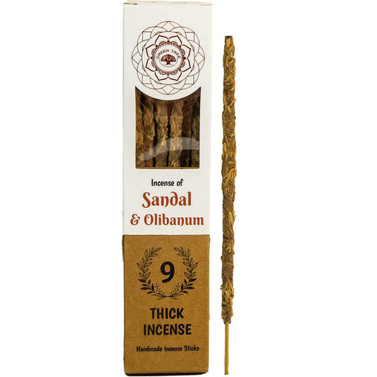 Green Tree Botanical Incense Sandal & Olibanum - One Stick